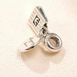 New Authentic Pandora Charm Sterling Silver 925 Shopping Queen Dangle 791985