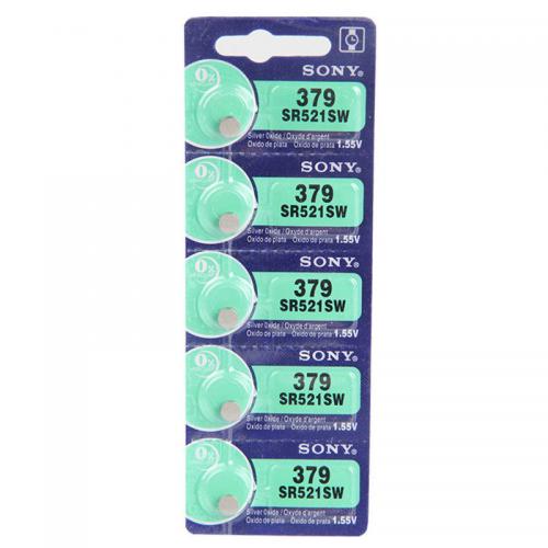 2 PCS SR521SW Sony 379 Watch Battery AG0 1.55V Button Battery Silver Oxide 