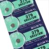 2 PCS SR521SW Sony 379 Watch Battery AG0 1.55V Button Battery Silver Oxide 