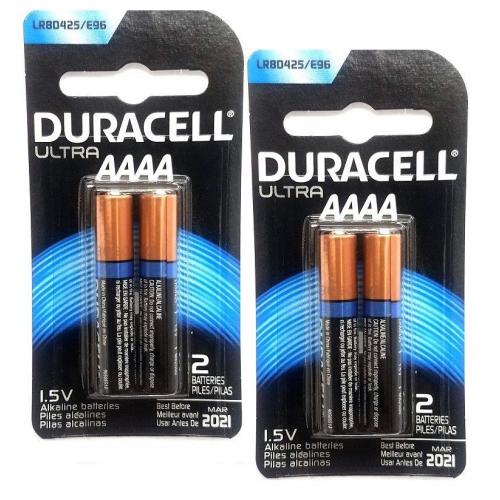 12 New Duracell Ultra AAAA 1.5V Alkaline Batteries MX2500-B2 (6 Two-Packs Cards)
