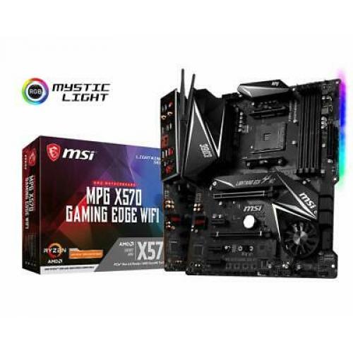 MSI MPG X570 Gaming Edge WiFi Motherboard (AMD AM4, DDR4, PCIe 4.0, SATA 6Gb/s,
