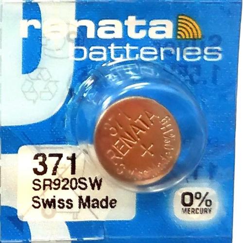 371 RENATA SR920SW D370 Watch Battery Free Shipping Authorized Seller (10 PACK)