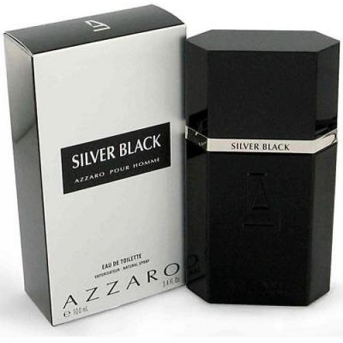 AZZARO SILVER BLACK pour HOMME Cologne 3.4 oz 3.3 New in Box