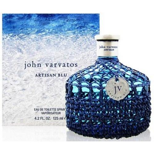 JOHN VARVATOS ARTISAN BLU Cologne 4.2 oz edt men New in Box