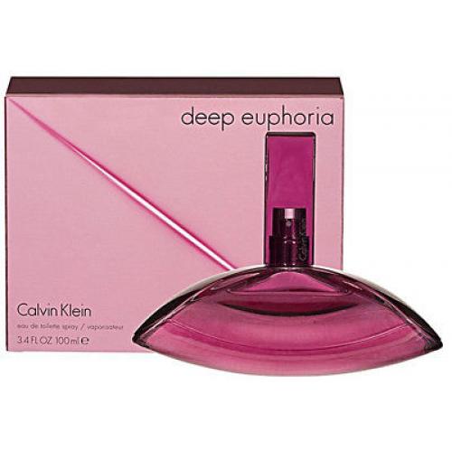 Deep Euphoria by Calvin Klein for women EDT 3.3 / 3.4 oz New in Box