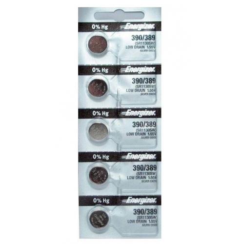 NEW ENERGIZER 390 389 SR1130SW SR1130W WATCH BATTERY 2 Pcs