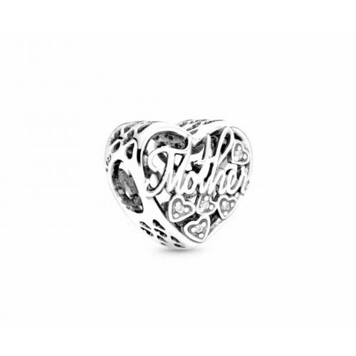 New Authentic Pandora Silver Mother and Son  Bond Charm 792109C01