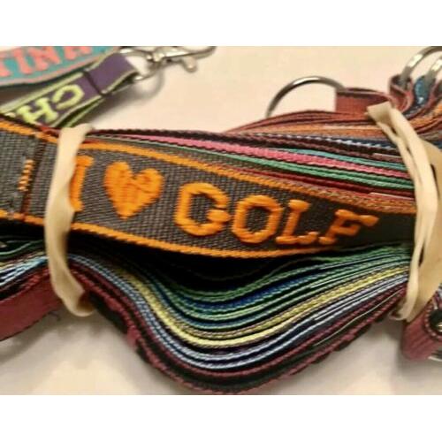 ❤️ BASEBALL Personalized Embroidered Strap Key Rings Keychains Attachment Clasp