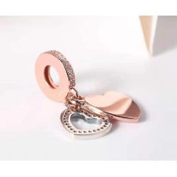 New Authentic Pandora 781883 S925 Rose Gold Beloved Mother Pendant Charm