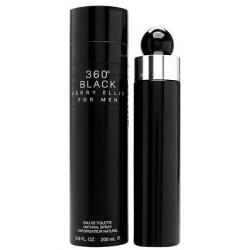 360 BLACK for Men by Perry Ellis Cologne 6.7 oz 6.8 edt NEW in BOX