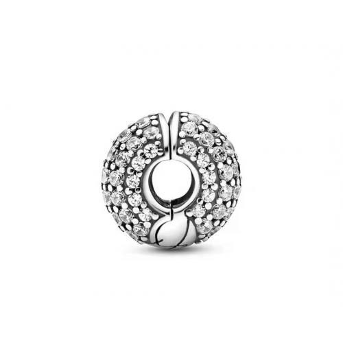AUTHENTIC PANDORA CHARM SNAKE PAVE PATTERN CLIP 799089