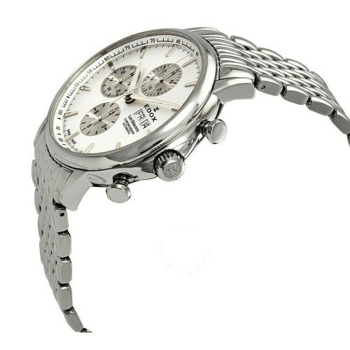 NEW Edox Les Bemonts Men's Chronograph Watch - 01120 3M AIN