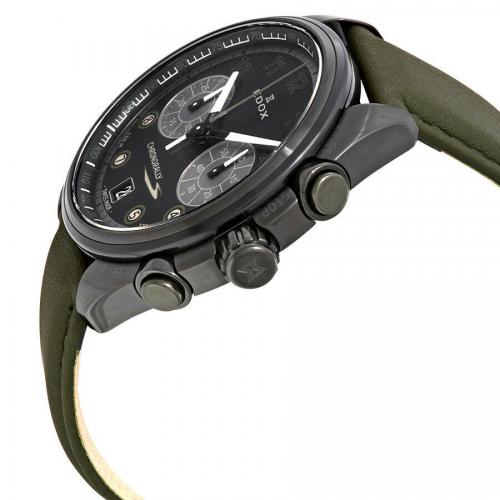 NEW Edox Chronorally Men's Chronograph Watch - 09503 37NNVCV NNV