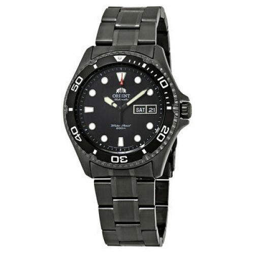 Orient Men's Ray Raven II Automatic Black Stainless Steel Watch FAA02003B9