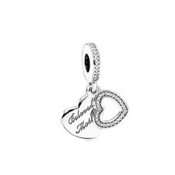 New Authentic Pandora  Beloved Mother CZ Dangle Silver 925 Charm 791883