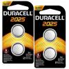 4 Pack Duracell CR2025 3 Volt Battery ECR2025 CR 2025 DL2025