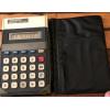 SHARP EL SI MATE EL-8146 Calculator with Cover, Works! Architect’s Estate Find