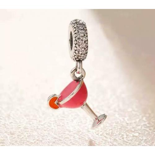 New Authentic Pandora Silver Charm Fruity Cocktail Dangle 792153