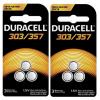 Duracell 357 303 - SR44SW Silver Oxide Button Cell Batteries 6 Pack
