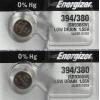 Energizer 394 / 380 Silver Oxide 10 Batteries (SR936SW / SR936W)