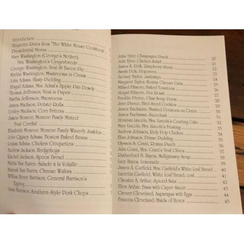 AUTOGRAPHED Politics & Pot Roast: A Flavorful Look at the Presidency COOKBOOK