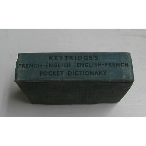 Pocket dictionary of the French and English languages