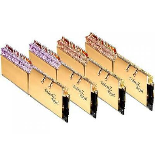 G.SKILL Trident Z Royal Series 32GB (4 x 8GB) 288-Pin RGB DDR4 SDRAM 3600 PC4