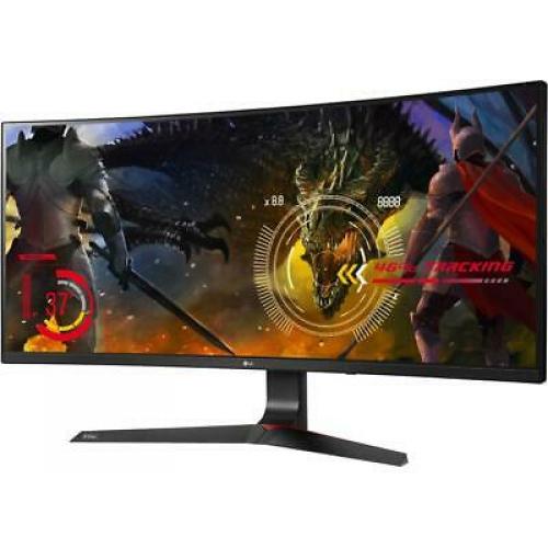 LG 34UC89G 34 Black Bezel-less Full HD IPS Curved LED G-Sync Gaming Monitor,