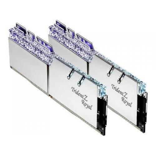 G.SKILL Trident Z Royal Series Silver 16GB (2 x 8GB) 288-Pin RGB DDR4 4000MHz
