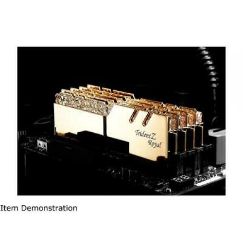 G.SKILL Trident Z Royal Series 32GB (4 x 8GB) 288-Pin RGB DDR4 SDRAM 3600 PC4