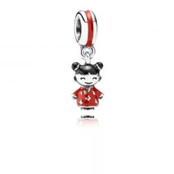 New Authentic Pandora Chinese Doll Silver 925 AEL Dangle Charm 791431