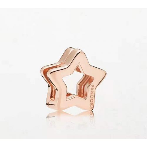 New Authentic Pandora ROSE charm REFLEXIONS Clip SLEEK STAR 787544ZC01