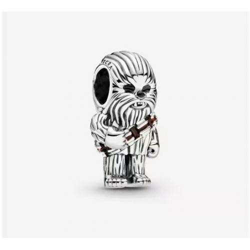 New Authentic Pandora 799250 Silver  Disney Star Wars Chewbacca Bead Charm
