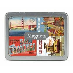 Cavallini San Francisco 24 Assorted Magnets