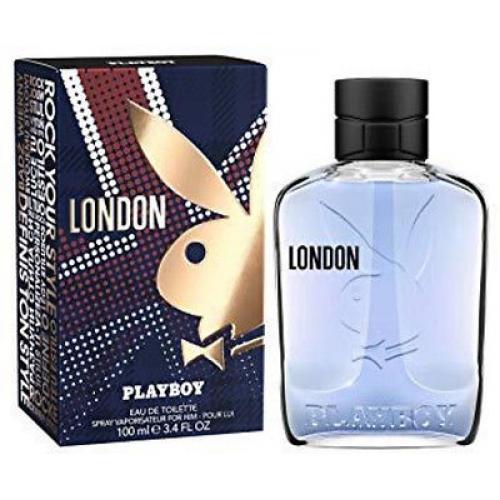 PLAYBOY LONDON by PLAYBOY Cologne for Men 3.4 oz edt Spray NEW IN BOX