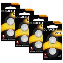 8 Duracell CR 2016 ECR2016 CR2016 DL 2016 3V Lithium Battery Japan Exp 2022