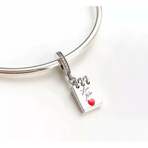  Authentic Pandora Valentine's Day Love Notes Sterling Silver Charm 797835
