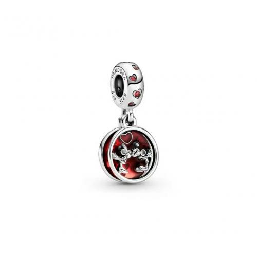 New Authentic PANDORA Disney Mickey Minnie Mouse Love and Kisses Charm 799298 