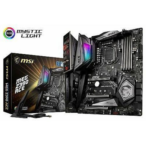 MSI MEG Z390 ACE LGA1151 M.2 USB 3.1 Gen 2 DDR4 Wi-Fi SLI ATX Z390 Motherboard