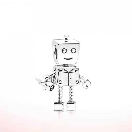 New Authentic Pandora  Sterling  Rob Bot Silver Charm 797819