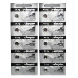 10 pcs 321 Energizer Watch Batteries SR616SW SR616 0% HG
