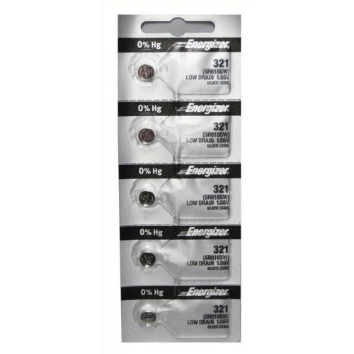 10 pcs 321 Energizer Watch Batteries SR616SW SR616 0% HG