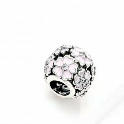 New Authentic Pandora Primrose Meadow Pink Sliver Charm 791488