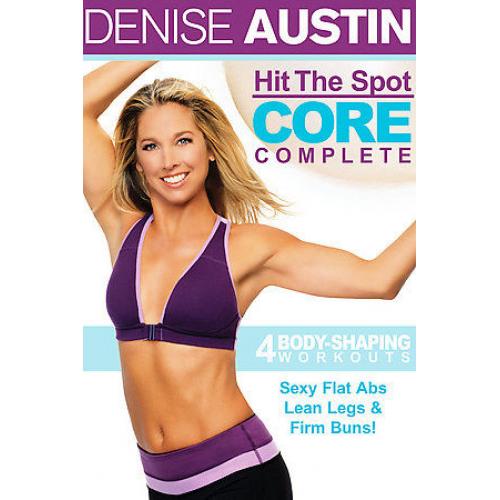Denise Austin - Hit the Spot: Core Complete (DVD) New, Free Ship