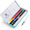 Meiliang 36 Colors Solid Watercolor Paint Set Not-toxic Watercolor Paints