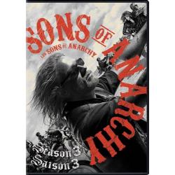 SONS OF ANARCHY SEASON 3 (4 DVD SET) WIDESCREEN, New, Free Shipping