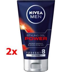 2 x Nivea Styling gel Power for Men - Extreme 8