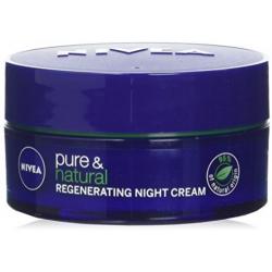 2 x Nivea Pure And Natural Regenerating Night Cream 50ml