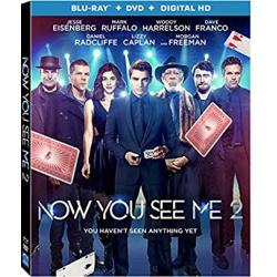 Now You See Me 2 (Blu-ray/dvd/digital)  New, Free shipping
