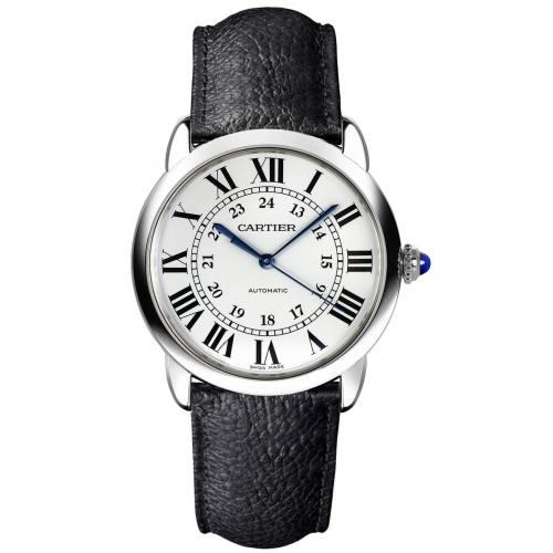 Cartier Ronde Solo Silver Opaline Dial Automatic Ladies Watch